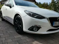 Gebraucht Mazda 3 Sports-Line 120 PS (88 kW) 2015 Weiß Limousine