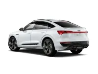 Gebraucht Audi Q8 e-tron S-Line 300 kW (408 PS) 2023 Gletscherweiß metallic SUV