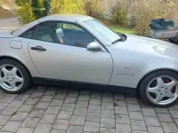 Gebraucht Mercedes SLK230 197 PS (144 kW) 1997 Silber Cabrio