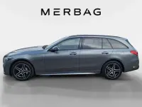 Gebraucht Mercedes C300e AMG line 204 PS (150 kW) 2024 Metalliclack selenitgrau Kombi