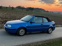 Gebraucht VW Golf Cabriolet 101 PS (74 kW) 2000 Blau Cabrio