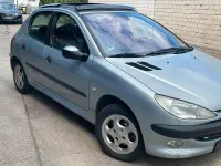 Gebraucht Peugeot 206 75 PS (55 kW) 2001 Blau Kleinwagen