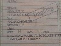 Gebraucht Renault Trafic 110 PS (80 kW) 2010 Weiß Van / Kleinbus