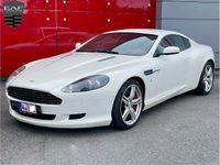 gebraucht Aston Martin DB9 Coupe Touchtronic, 6.0 V12, Perlweiß Leder Red