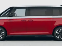 Neu VW ID. Buzz GTX 250 kW (340 PS) 2026 Monosilber metallic / kirschrot Van / Kleinbus