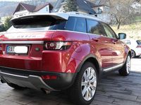 Gebraucht Land Rover Range Rover evoque Prestige 241 PS (177 kW) 2012 Rot SUV