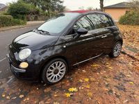 Gebraucht Fiat 500 Lounge 69 PS (50 kW) 2012 Schwarz Cabrio