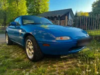 Gebraucht Mazda MX5 116 PS (85 kW) 1990 Blau Cabrio