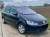 Gebraucht VW Sharan Comfortline 150 PS (110 kW) 2016 Schwarz Van / Kleinbus