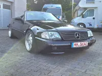 Gebraucht Mercedes SL320 224 PS (164 kW) 1998 Schwarzmet. Cabrio