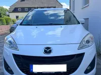 Gebraucht Mazda 5 Edition 150 PS (110 kW) 2012 Weiß Van / Kleinbus
