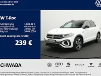 Gebraucht VW T-Roc R-line 190 PS (139 kW) 2022 Pure white SUV