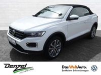 Gebraucht VW T-Roc Cabriolet Style 116 PS (85 kW) 2021 Weiß Cabrio