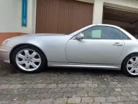 Gebraucht Mercedes SLK320 218 PS (160 kW) 2000 Silber Cabrio