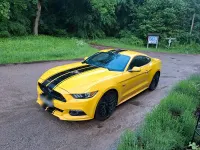 Gebraucht Ford Mustang GT 428 PS (314 kW) 2015 Gelb Coupé
