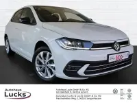 Gebraucht VW Polo Style 95 PS (69 kW) 2022 Weiß (pure white deep black perleffekt) Limousine