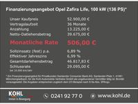 gebraucht Opel Zafira Life -e Tourer 75kWh Keyless Klima Navi DAB LED
