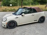 Gebraucht Mini John Cooper Works Cabriolet 211 PS (155 kW) 2009 Weiß Cabrio