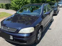 Gebraucht Opel Astra 100 PS (73 kW) 2003 Blau Limousine