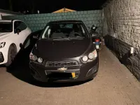 Gebraucht Chevrolet Aveo 75 PS (55 kW) 2013 Schwarz Kleinwagen