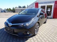 Gebraucht Toyota Auris Design 116 PS (85 kW) 2016 Black mica / ink Limousine