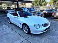 gebraucht Mercedes SL350 *Original*Weiss/Rot*Scheckheft