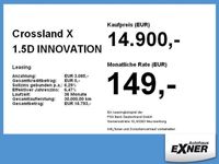 gebraucht Opel Crossland X 1.5D INNOVATION Rückfahrkamera, PDC,