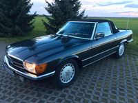 Gebraucht Mercedes SL500 1985 Blauschwarzmetallic Cabrio