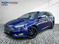 Gebraucht Ford Focus Titanium 125 PS (91 kW) 2018 Blau Kombi
