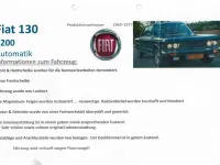 Gebraucht Fiat 130 180 PS (132 kW) 1976 Grün Limousine