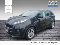 Gebraucht Kia Sportage DREAM-TEAM Edition 132 PS (97 kW) 2018 Schwarz / zilinaschwarz SUV