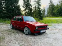 Gebraucht VW Golf II GTI 112 PS (82 kW) 1983 Rot Kleinwagen