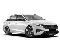 Neu Skoda Octavia RS 265 PS (194 kW) 2026 Moonweiß perleffekt Kombi