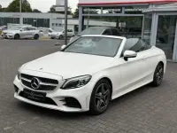 Gebraucht Mercedes C220 AMG line 194 PS (142 kW) 2019 Weiß Cabrio