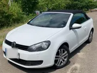 Gebraucht VW Golf Cabriolet 105 PS (77 kW) 2013 Weiß Cabrio