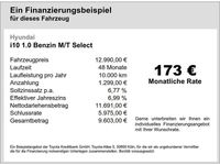 Gebraucht Hyundai i10 Select 67 PS (49 kW) 2022 Schwarz Kleinwagen