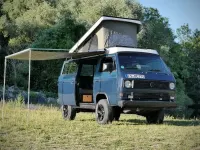 Gebraucht VW T3 111 PS (81 kW) 1986 Blau Van