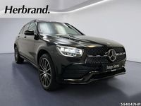 Gebraucht Mercedes GLC300e AMG 320 PS (235 kW) 2021 Metalliclack obsidianschwarz SUV