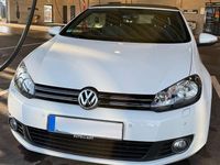 Gebraucht VW Golf Cabriolet Life 140 PS (102 kW) 2013 Weiß Cabrio