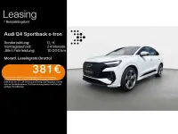 Gebraucht Audi Q4 Sportback e-tron S-Line 219 kW (299 PS) 2023 Gletscherweiß metallic SUV