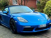 gebraucht Porsche 718 Boxster Sapphire Blau BOSE LED PASM APPLE KAMERA HEIZ