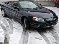 Begagnad Chrysler Sebring Cabriolet 200 HK (147 kW) 2002 Svart Cab