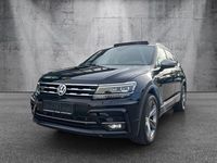 Gebraucht VW Tiguan Allspace R-line 200 PS (147 kW) 2021 Schwarz SUV