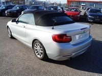 Gebraucht BMW 218 136 PS (100 kW) 2017 Glaciersilber Cabrio