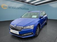 Gebraucht Skoda Superb 218 PS (160 kW) 2021 Blau Kombi