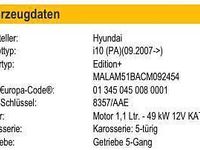 Gebraucht Hyundai i10 65 PS (47 kW) 2012 Rot Kleinwagen