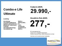 gebraucht Opel Combo-e Life Ultimate incl. BIG DEAL Inspektionspaket