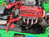 Gebraucht Honda CR-X 125 PS (91 kW) 1997 Grün Cabrio
