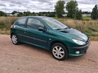 Gebraucht Peugeot 206 75 PS (55 kW) 2002 Grün Kleinwagen