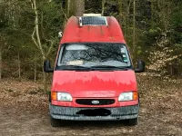 Gebraucht Ford Transit 69 PS (50 kW) 1997 Rot Van